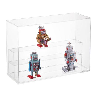 China Custom Size Retail Stores Display Risers 3D Model Clear Collection Acrylic Premium Showcase for sale