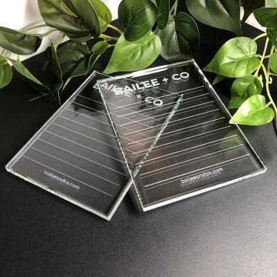 China Acrylic Crystal Lash Tiles Palette Glass Eyelash Clear Lash Tile Extension High Quality Durable with Glue Backing for sale