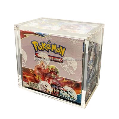 China Hot Sale Pokemon Elite Pokemon Trainer Box Pokemon Evolutions Protective Magnetic Acrylic Booster Box Amazon Pokemon Booster Box Case Protector OEM Customized for sale