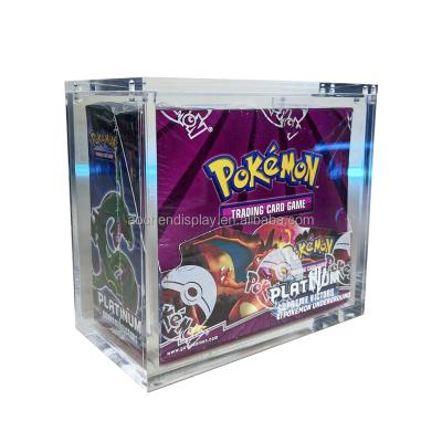 China Hot Selling Pokemon Booster Custom Size Pokemon Evolutions Booster X/Y Box High Clear Clear Acrylic Case High Clear for sale