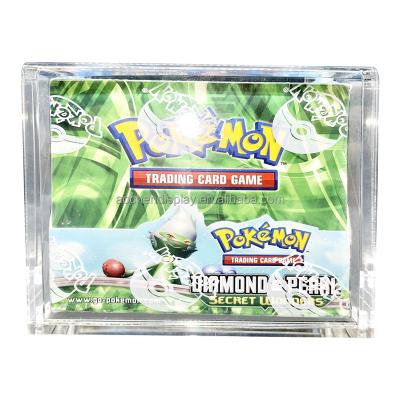 China Pokemon Thruster Box Protective Cheap Pokemon Thruster Box Acrylic Case Display Cases with Magnetic Lid for WOTC/XY, Diamond and Chime Pokemon Thruster Boxes for sale