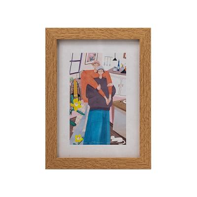 China Decorative Photo Frame China MDF Photo Frame MDF Or Medium-density Fiberboard Frame With Paper Wrapped Photo Frame for sale