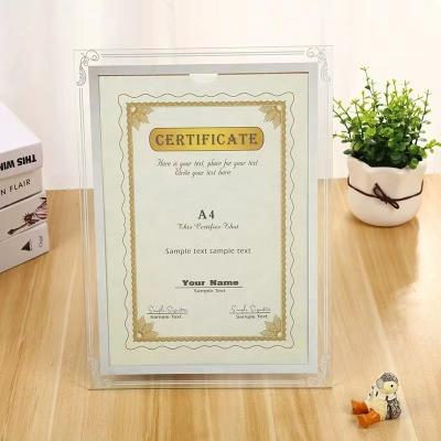 China Wholesale Baby Fashionable Multiple Silver Metal Size Factory Picture Glass Photo Frame for sale