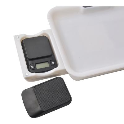 China ABS Electronic Scale Glow Trays OEM Customize Service 2000mah LED Glow Rolling Trays for sale