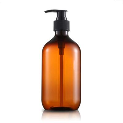 China Wholesale Custom Cosmetic Bottle 400ml Plastic Bottle Cosmetic Lotion Pump Pet Package Bottle for sale