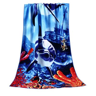 China Microfiber Beach Towel Lightweight Quick Dry Sand Printed Free Recycled Beach Towel High Quality Viable for sale