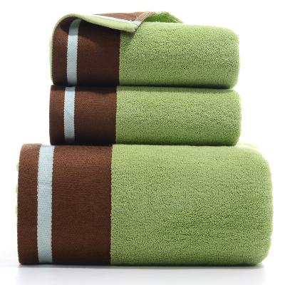 China Luxury Wholesale Pure 100% Pure Bath Face Towel Sets Colors 70*140 Child Safe Cotton Towels For Bath for sale