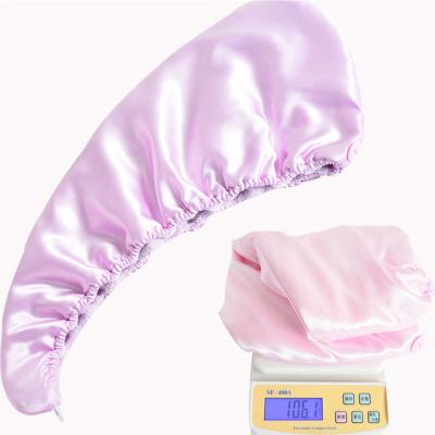 China Hot Selling Amazon QUICK DRY Customized Satin Surface Double Layer Brightly Colored Head Towel Acceptable for sale