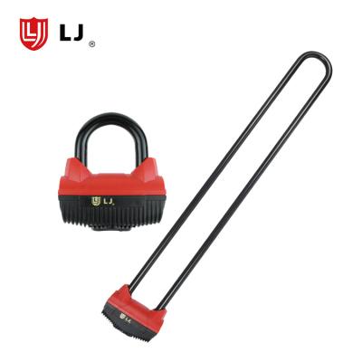 China Motorcycle Bike Anti-theft Combination Lock Pick Set Waterproof Laminated Padlock With Key for sale