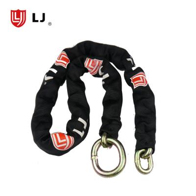 China Heat treatment to resist all kinds of saws and cutters safety alloy steel anti-theft chain for bicycle for sale