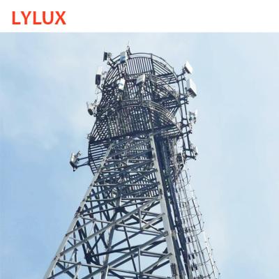 China City/Park/Mountain/Island BS Code Designed 4 Legs Angle Steel 30/40m 5G Telecom Tower, Telecom Tower On Island, Mountain for sale