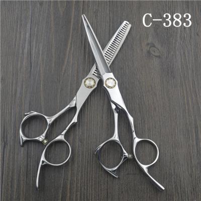 China Professional Hair Scissors C-383 Fashion Design Hair Scissors Set Beauty Hair Scissors for sale