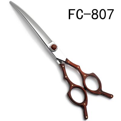 China High Quality Stocked Pet Grooming Scissors FC-807 Pet Supplies Professional Manufacturer for sale