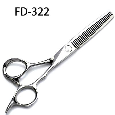 China Professional Hairdresser Scissors 6 Inch Tooth Scissors 440c Flat Barber Scissors FD-322 for sale