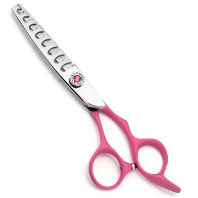 China Big Teeth Beauty Scissors FD-125 Japanese Case Japanese Damascus Case Manufacturer Hairdresser Professional Salon Cutting Thinning Cutting Hair Scissors for sale