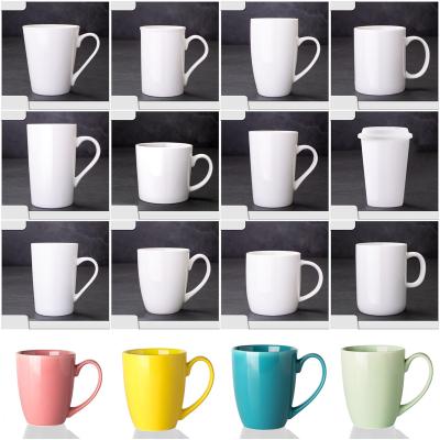 China Custom Logo Advertising Custom Color Glaze Sublimation Color Viable Ceramic Mug Custom Mugs for sale