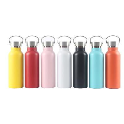 China Durable Leak Proof Double Walled Vacuum Insulated Stainless Steel Sports Water Bottle Thermo Mug With Lid for sale