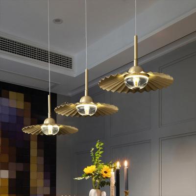 China Contemporary High Quality Modern Hotel Decoration Crystal Brass Pendant Lighting for sale