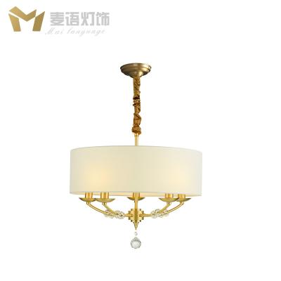 China Contemporary Wedding Decoration Brass Indoor Modern Staircase Hanging Chandelier for sale