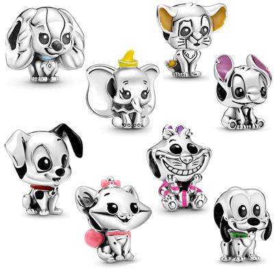 China Wholesale Original S925 Sterling Silver Charm Pandorae Disney Animal Beads DSN07 High Quality DIY Bracelet From Manufacturer for sale