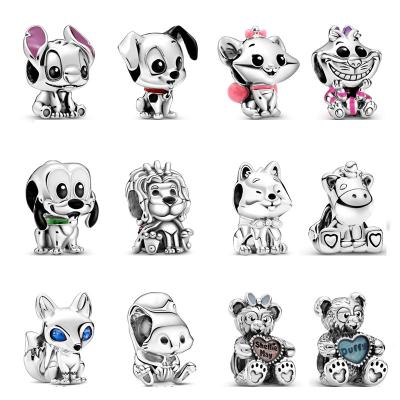 China High Quality Animal Beads 007 S925 Sterling Silver Cartoon Pandoraer Charm Bracelet Wholesale From Manufacturer for sale