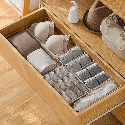 China Minimalist Storage Box Cabinet Dresser Drawer Organizer Divider with Drawers for Underwear Sock for sale