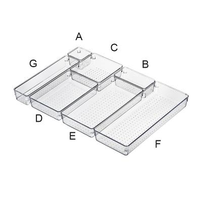 China B Easy Comfortable Plastic Transparent Storage Box Durable For Different Functions With Layouts for sale