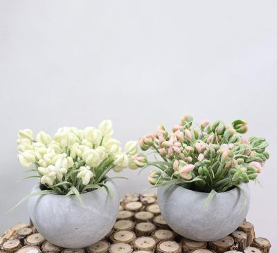 China Fashional Artificial Flowers Factory Price New Designed High Quality Decorative Artificial Plants With Pot for sale