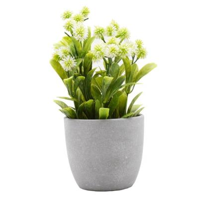 China High Simulation Cream Flower Spray Long Tier Long Stem Blooming Allium Artificial Allium for sale