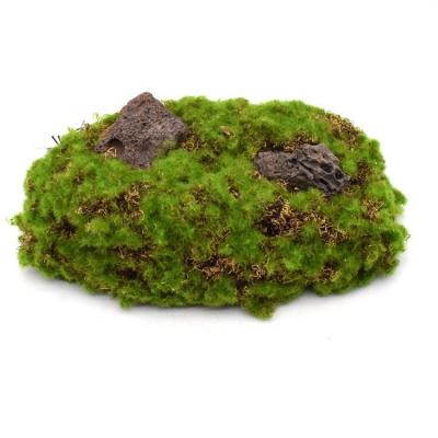 China High Level Simulation Artificial Moss Stone Garden Decor Wedding Artificial Plant For Garden Decor Landscape Moss for sale