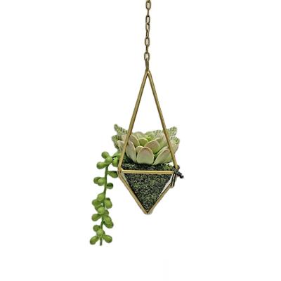 China New Garden Design Customized Hanging Mini Succulent Plant Artificial Succulent Plants For Home Decor for sale