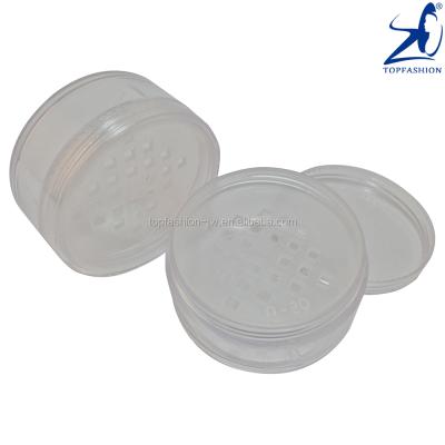 China 200pcs Loose Powder Made in Taiwan 50 GR Pot Sifter Loose Powder Jar Container Cosmetic Plastic Makeup Packaging for sale