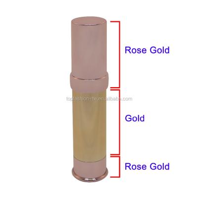 China Personal Care 20ml Lotion Refillable Airless Airless Pump Bottle Makeup Tight Packaging With Foil Over Cap for sale