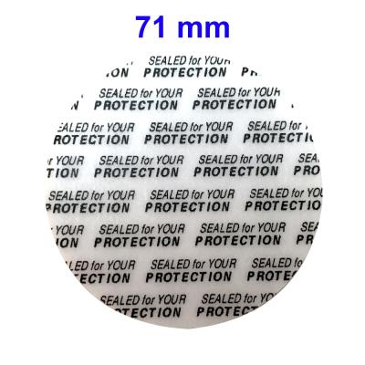 China Leakage Prevent Fluids 71 ​​mm Press And Seal Safety Liners - Tamper Foam Seal Bottles And Jars for sale