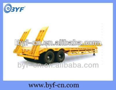 China New Low Bed Trailer Truck Semi Trailer for sale