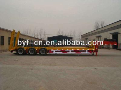 China Low Bed Truck Trailer Semi Trailer Dimensions for sale