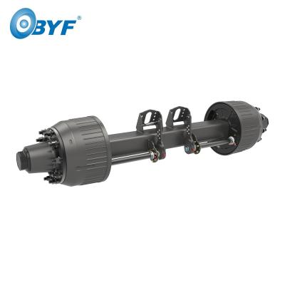 China German Type Axles 14T Axle 14T Square Beam 1840MM Trailer Parts Inner Drum Axle For Semi Trailer for sale