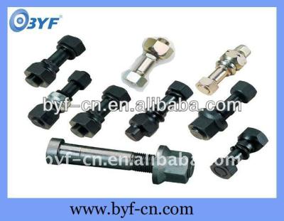 China Semi Trailer Axle Hub Wheel Bolts And Nut Parts Trailer for sale