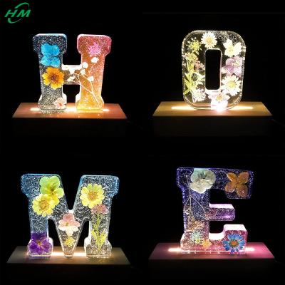 China 2022 Hot Selling Europe Amazon Resin Mold 3D Large Alphabet Letter Silicone Epoxy Mold for sale