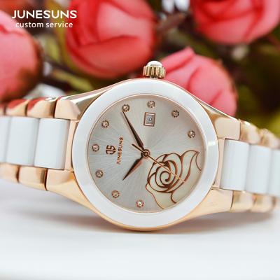 China Chronograph New Design Carving Custom Watches Automatic Quartz Watches Stainless Steel Mens Watches Lady Gift for sale