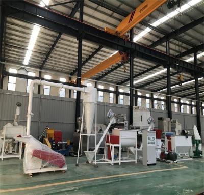 China 0.5-20T/H Columnar Corn Flour Animal Feed Pelletizer Small Feed Manufacturing Plant for sale