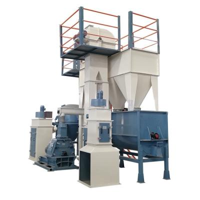 China 90kw Powder Feed Production Line 15-25TPH Animal Feed Crusher Machine for sale