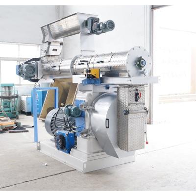 China 2-4TPH PLC Control Chicken Feed Production Line 2-8mm Livestock Feed Pellet Machine for sale