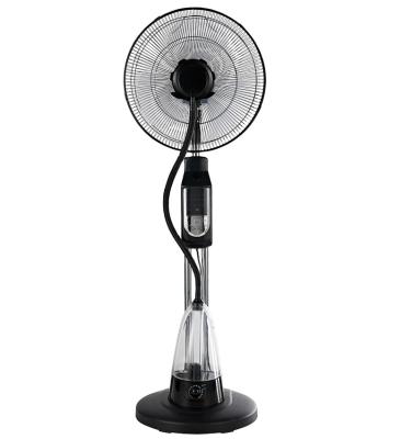 China Water Mist Fan Wholesales 40cm Remote Control 16 Inch Portable Water Spray Mist Indoor Oscillating Cooling Electric Fan for sale