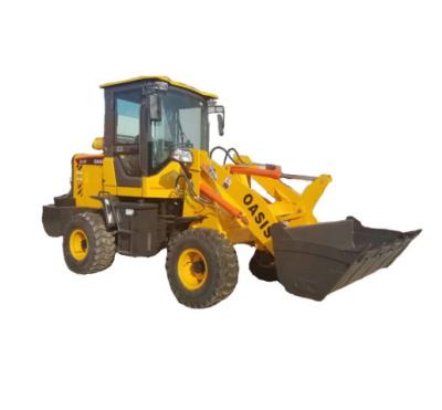 China Construction worksÂ   1.2t Mini Articulated Wheel Loader ZL12F With Yunnei Engine Mechanical Front End Loader With Single Joystick Pilot Control for sale