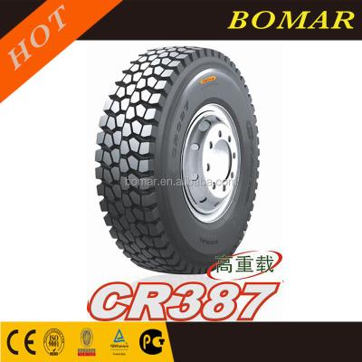 China Natural Rubber CST Brand TBR Truck Tire Radial Tire Model CR387 Size 9.00R20 10.00R20 11.00R20 12.00R20 12R22.5 for sale