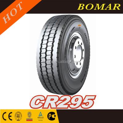 China Natural Rubber CST Brand TBR Radial Truck Tire Tire Pattern CR295 Size 10.00R20 11.00R20 12R22.5 for sale