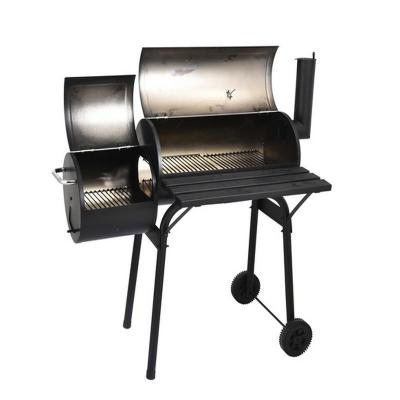 China Hot Outdoor Barbecu Hot Outdoor Charcoal Stove Charcoal Grill Selling Area BBQ Charcoal Grill Drum Smoker Large Easily Gathered Cooking Offset Smoker for sale