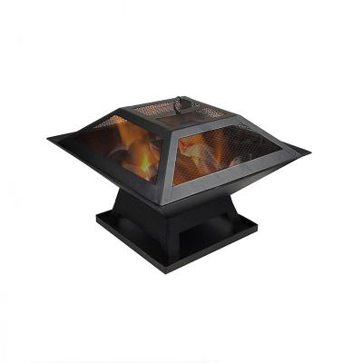 China Easily Assembled Heating Grill Smok Mini Portable Charcoal Barbecue Grill Portable Dual Function Square Brazier Stove Heater for sale