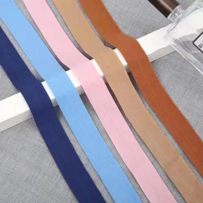 China Low Price Elastic Garment Elastic Band Spandex Folding Elastic Band for sale